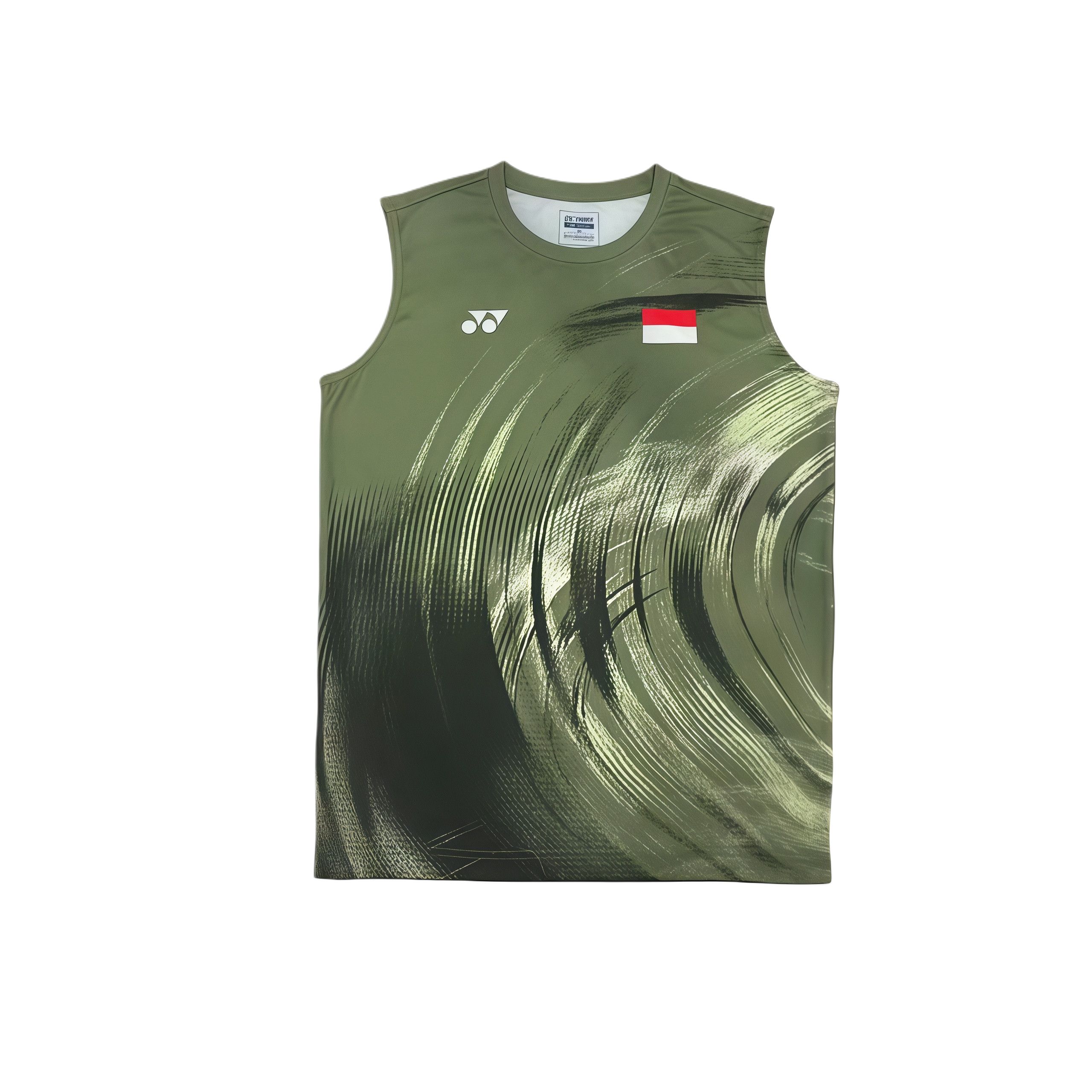 

YONEX Футболка для бадминтона Unisex Green Crew Neck Moderate