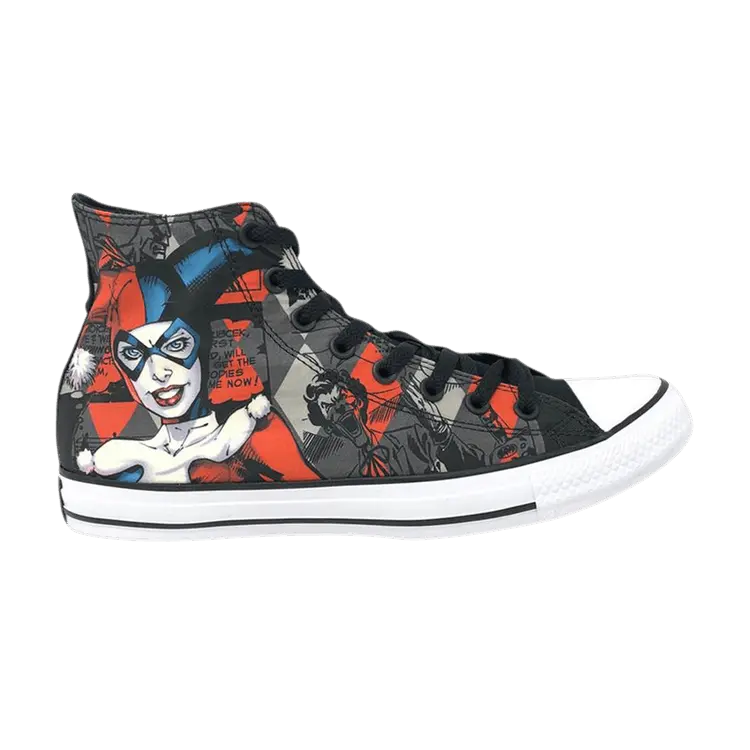 

Кроссовки Converse DC Comics x Chuck Taylor All Star High 'Harley Quinn', красный