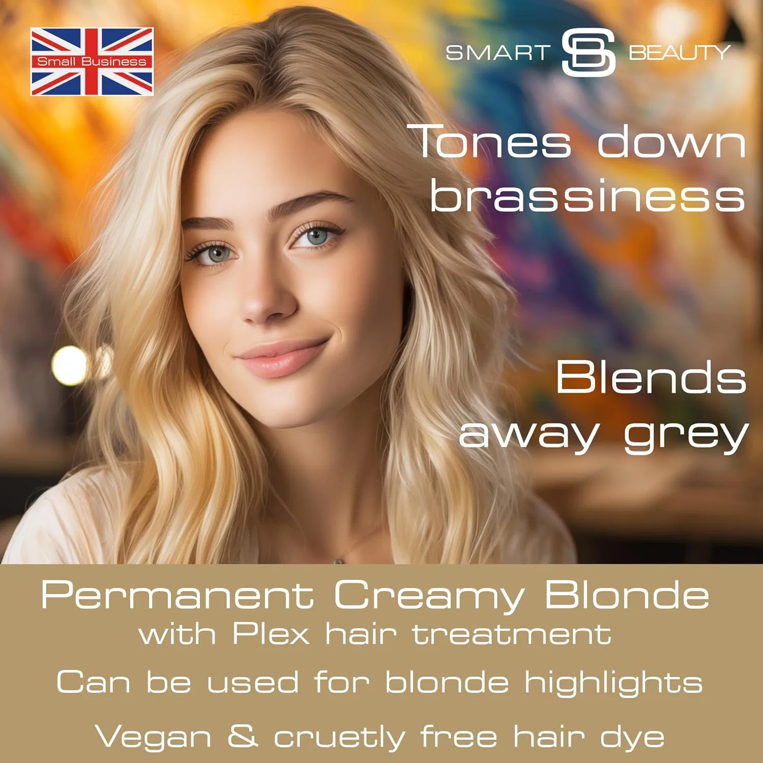 Крем-краска для волос Smart Beauty, блонд, 2 шт. Smart Beauty, Cream Blonde — фото 2