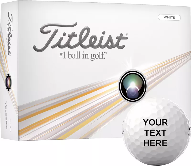 

Персонализированные мячи для гольфа Titleist 2024 Velocity