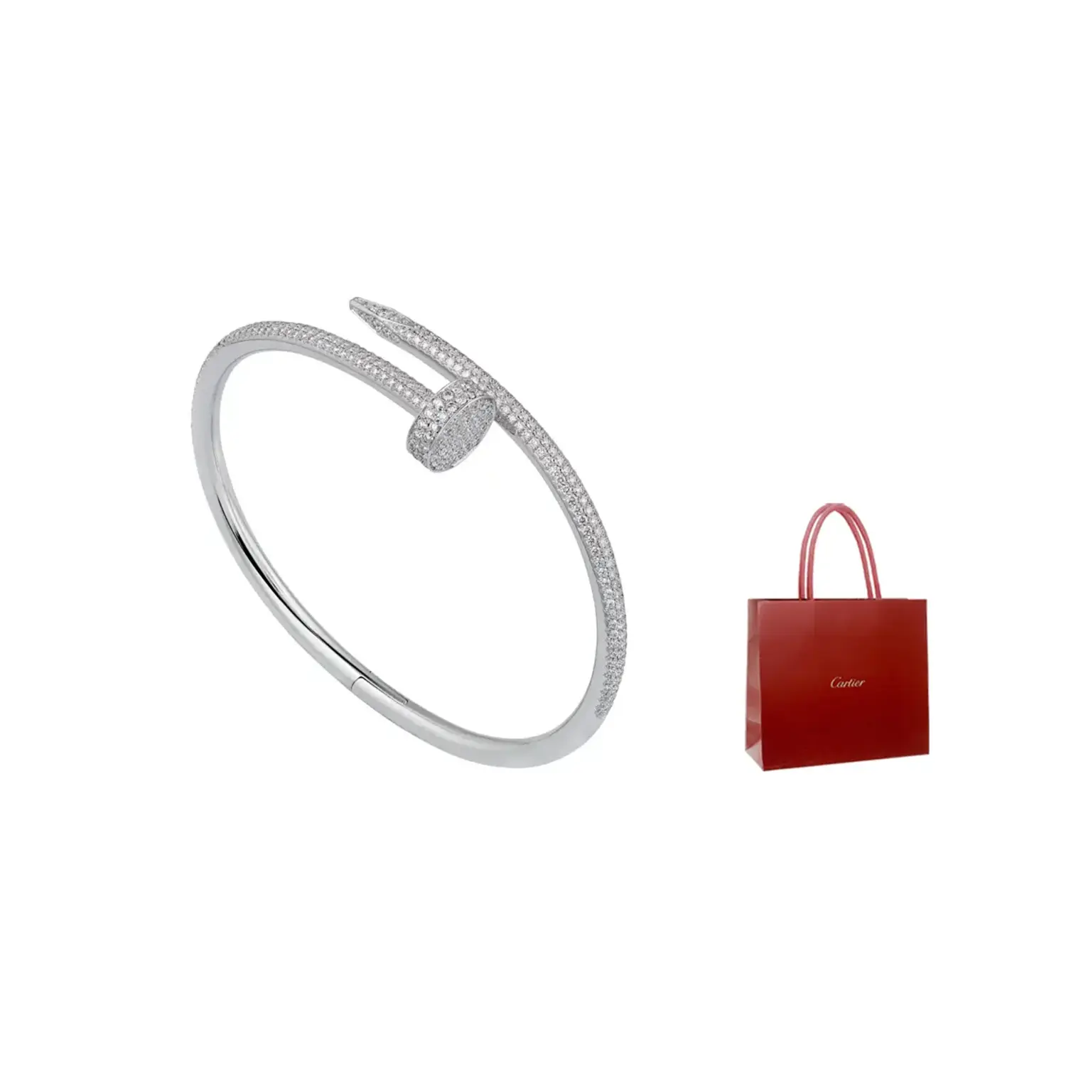 

Cartier Браслеты Juste Un Clou из белого золота 18 карат унисекс