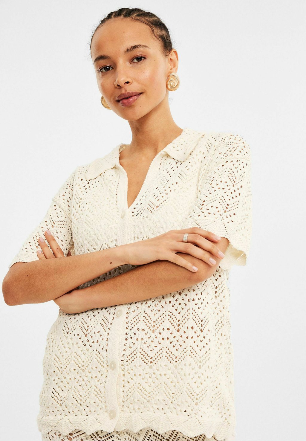 

Кардиган SHORT SLEEVE Kappahl, бежевый