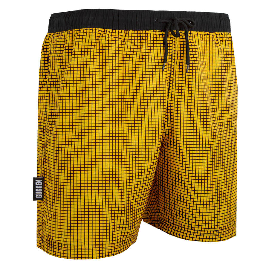 

Мужские плавки-шорты GUGGEN MOUNTAIN Style 6 в клетку с полосками разных цветов