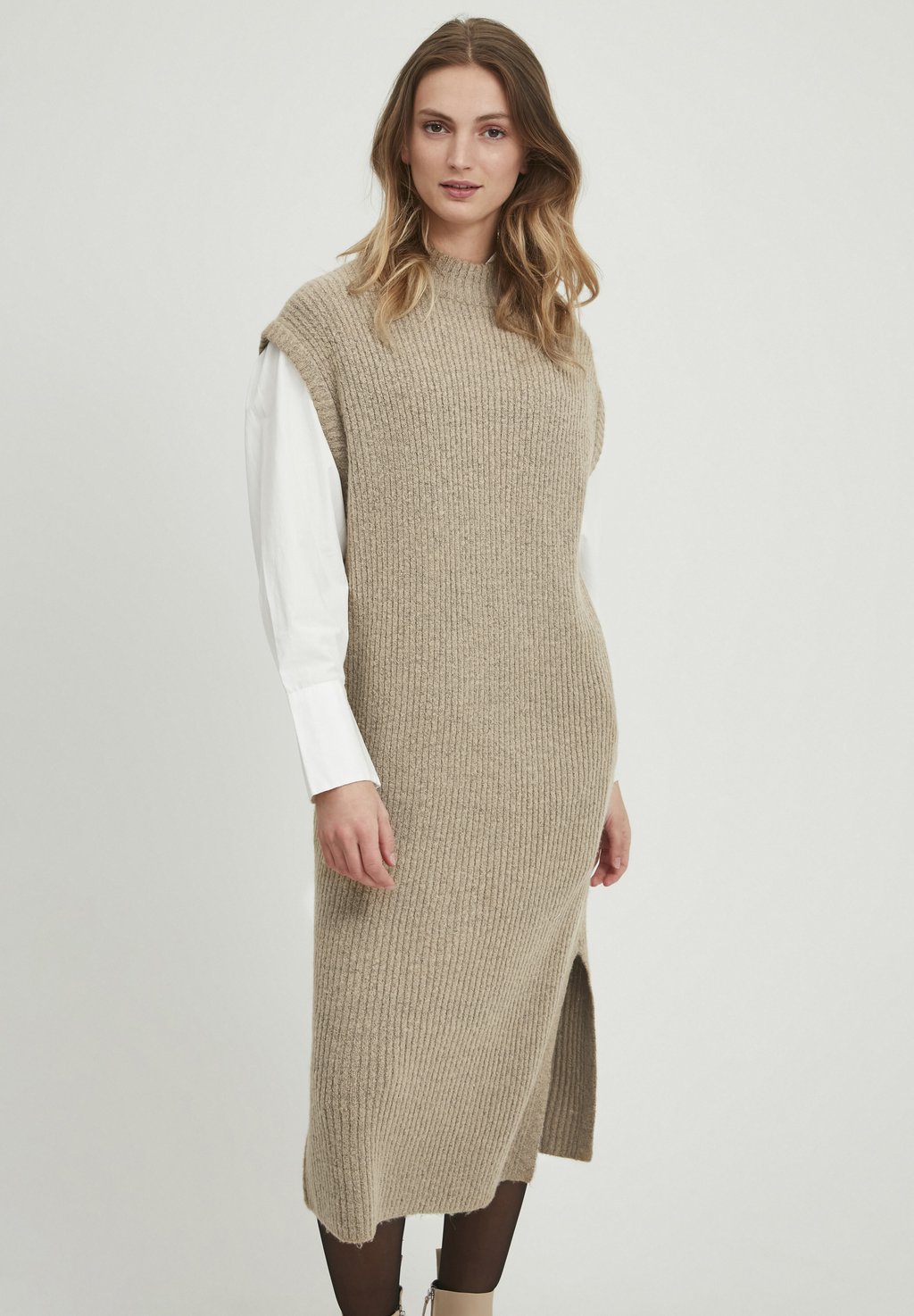 

Платье b.young BYNORA LONG DRESS, цвет cement melange