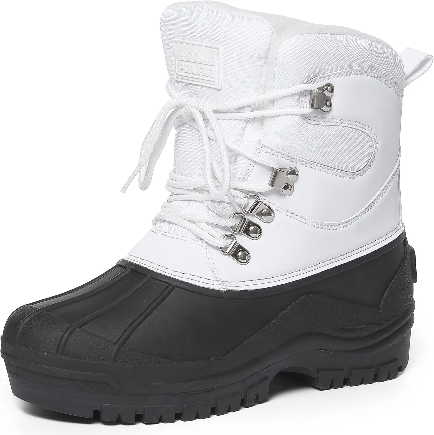 Мужские водонепроницаемые термоботинки POLAR Mucker Duck Grafters для походов по снегу, White Opulent Garden