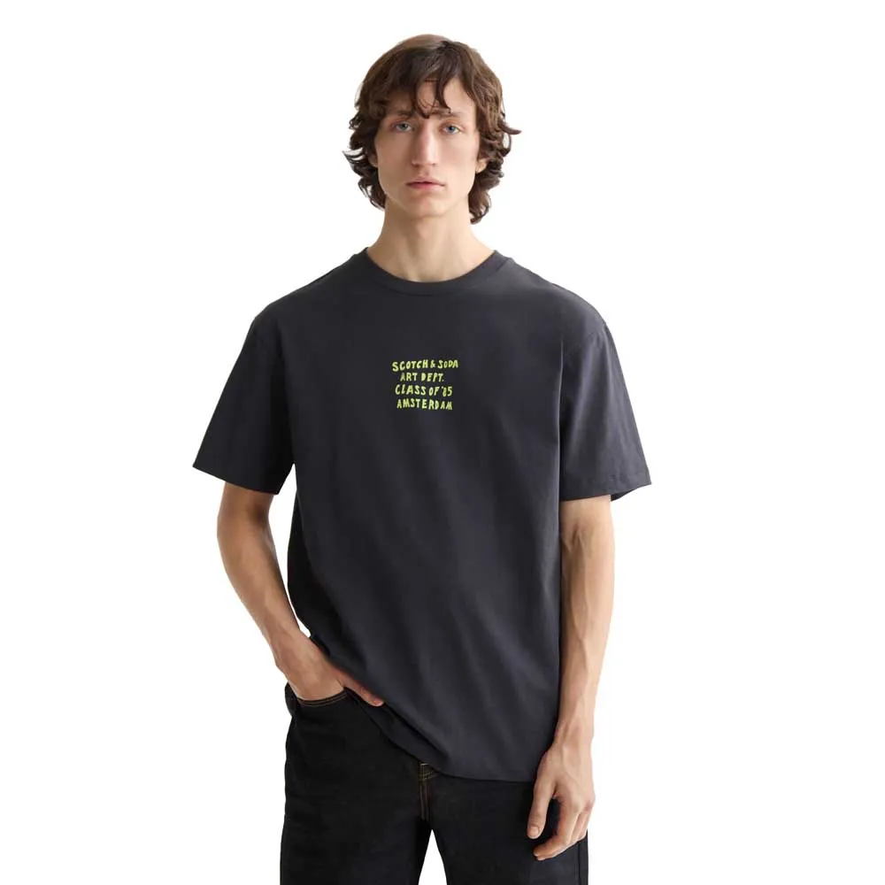 

Футболка Scotch & Soda Relaxed Fit Artwork, серый