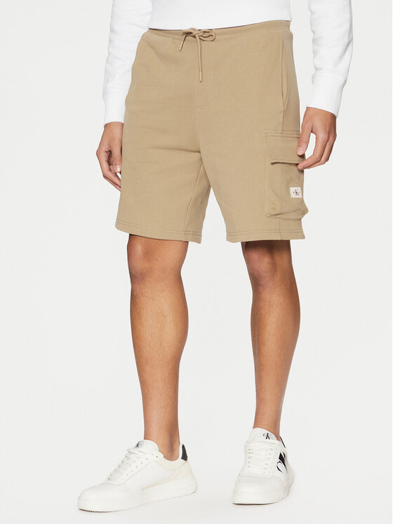 

Спортивные шорты обычного кроя J30J327284 Calvin Klein Jeans, бежевый