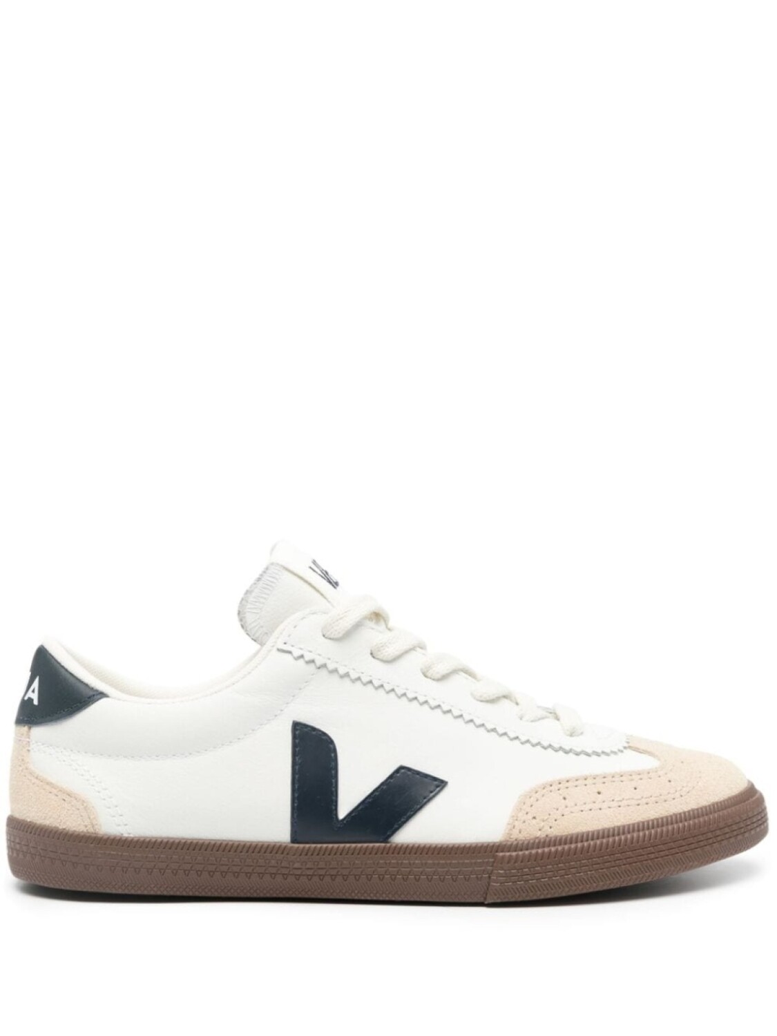 

Кроссовки Veja Volley With Inserts, белый/темно-коричневый/бежевый
