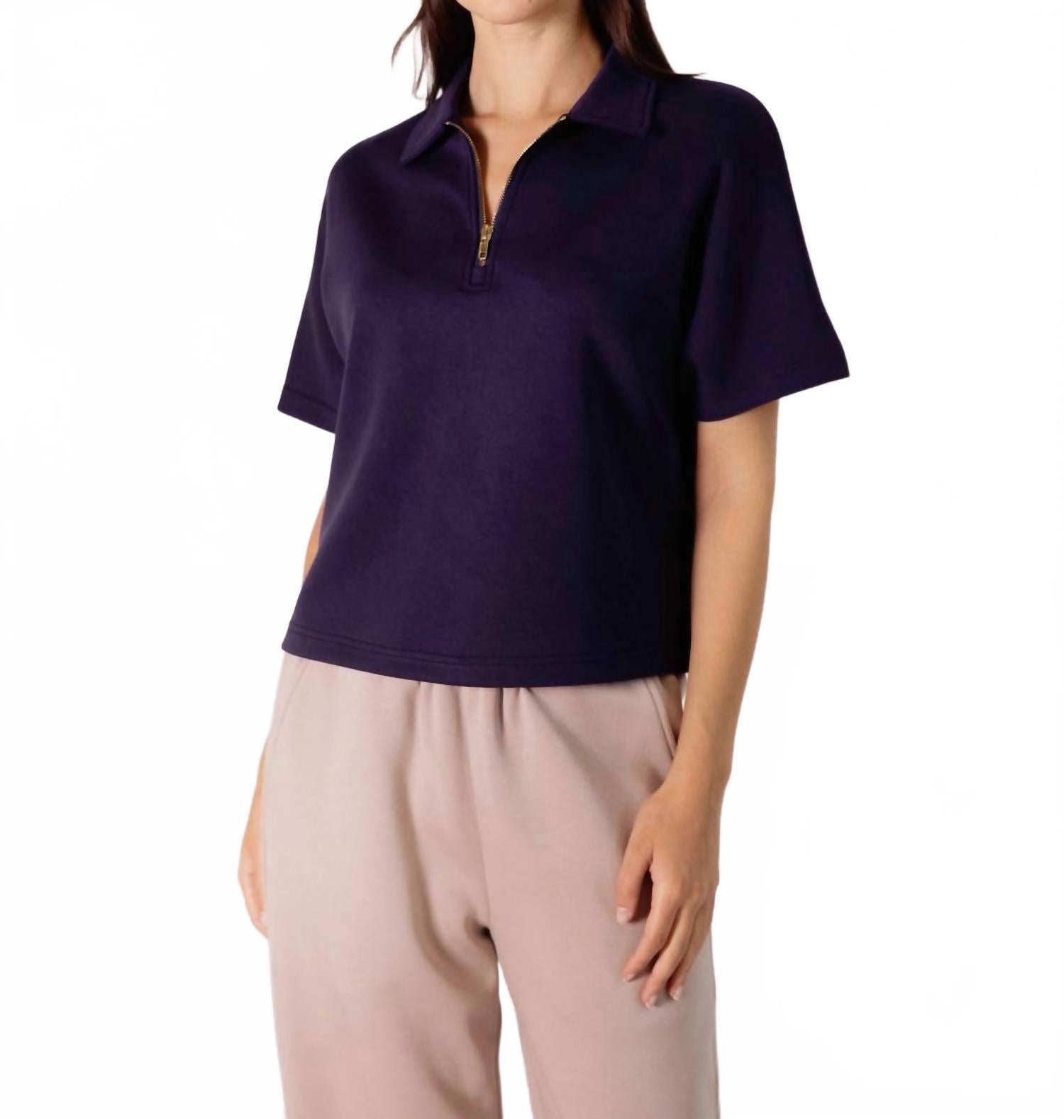 

Топ Butter Quarter на молнии, цвет: темно-синий Before You, темно-синий