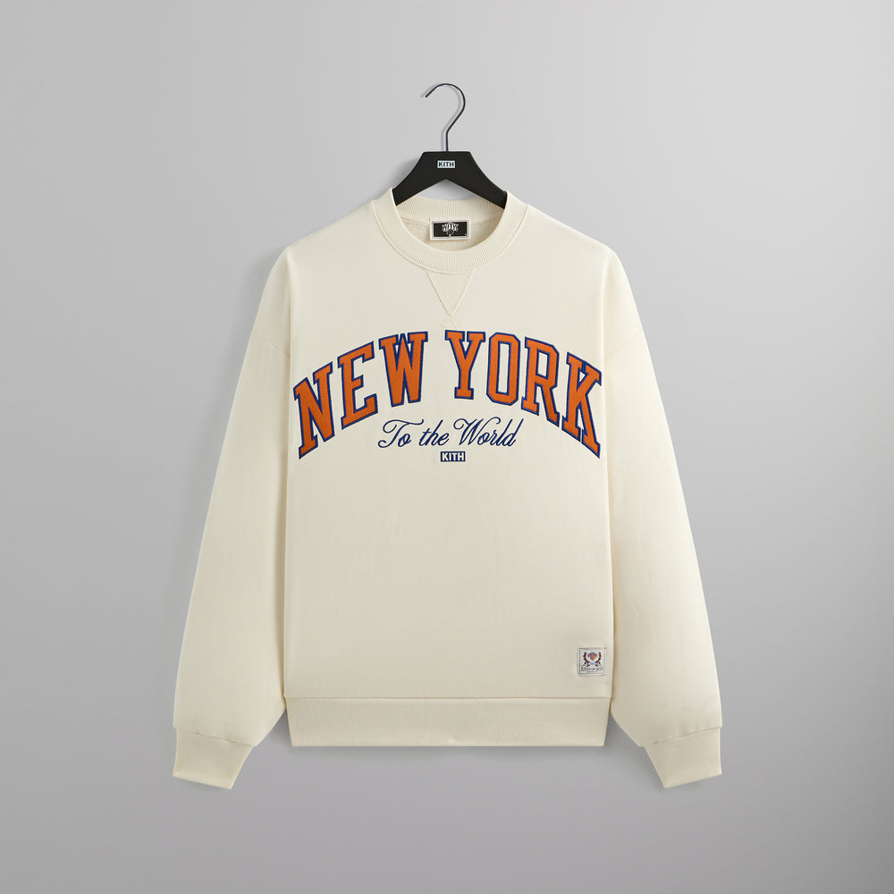 

Толстовка Kith for the New York Knicks Vintage Nelson Crewneck, цвет Sandrift