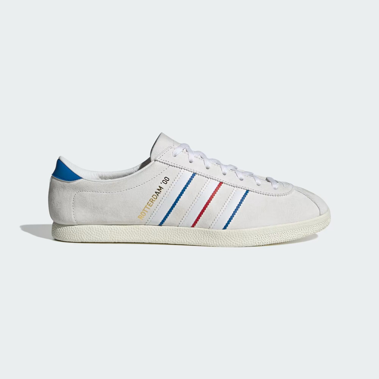

Кроссовки Роттердам 00 Adidas, цвет Cloud White/Blue Bird/Better Scarlet
