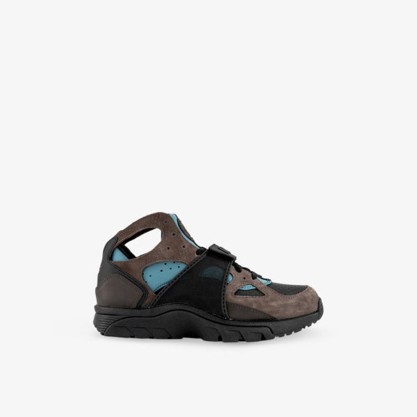 

Кроссовки Air Huarache с ремешком на подъеме, верх из комбинированной кожи, средняя высота Nike, цвет blackbaroque