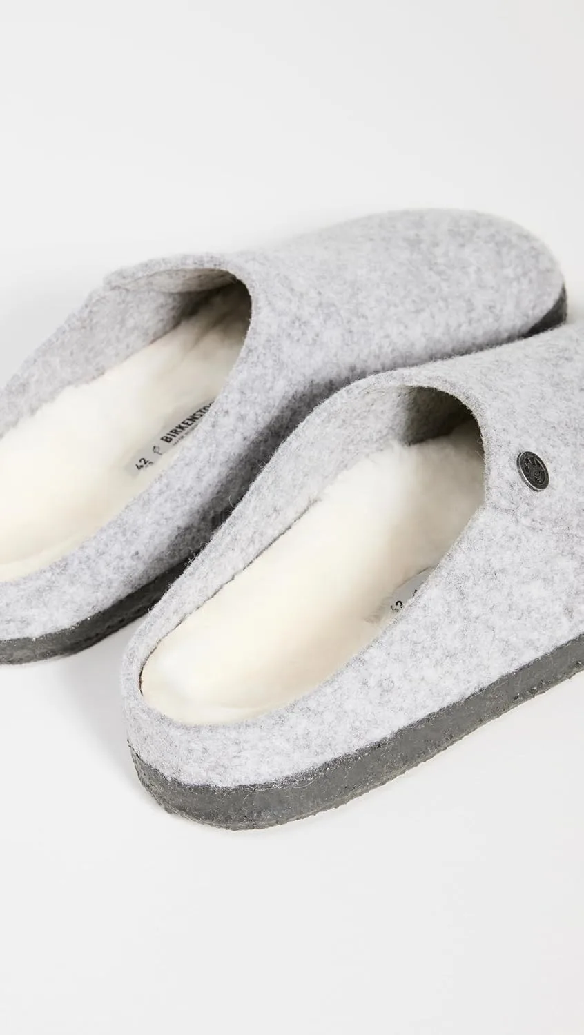 Тапочки Birkenstock Zermatt, серый — фото 4