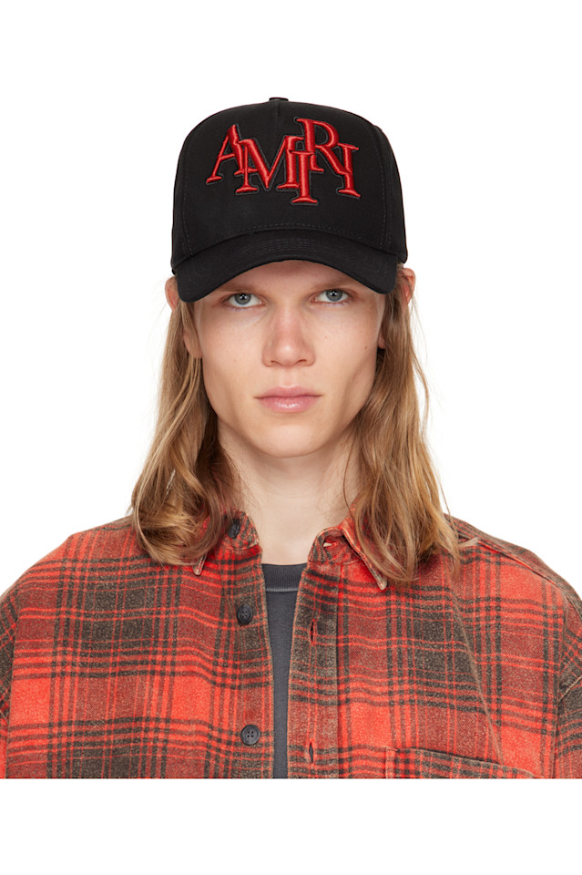 

Расположенные в шахматном порядке кепки 'amiri' из холста Amiri, мультиколор