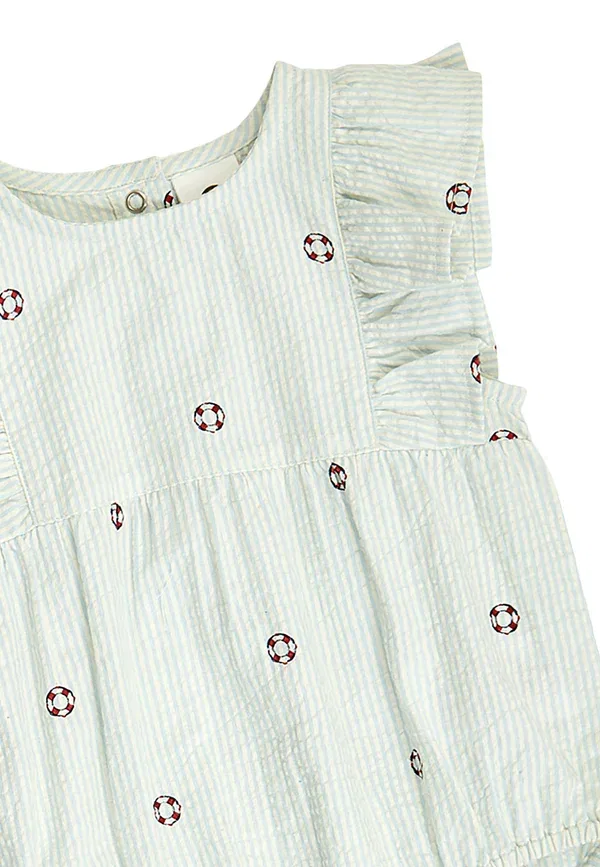 Детский боди XT Body Müsli By Green Cotton, тофу-океан-минерал красный — фото 3