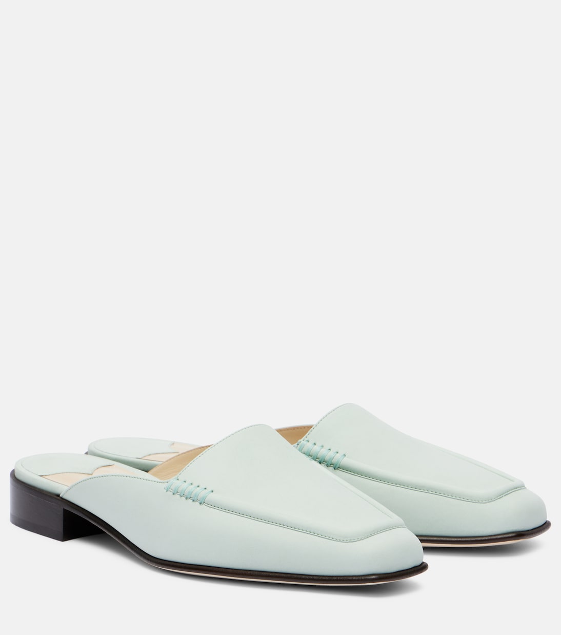 Архивные слайды кожаные мюли Jimmy Choo, Cool Mint