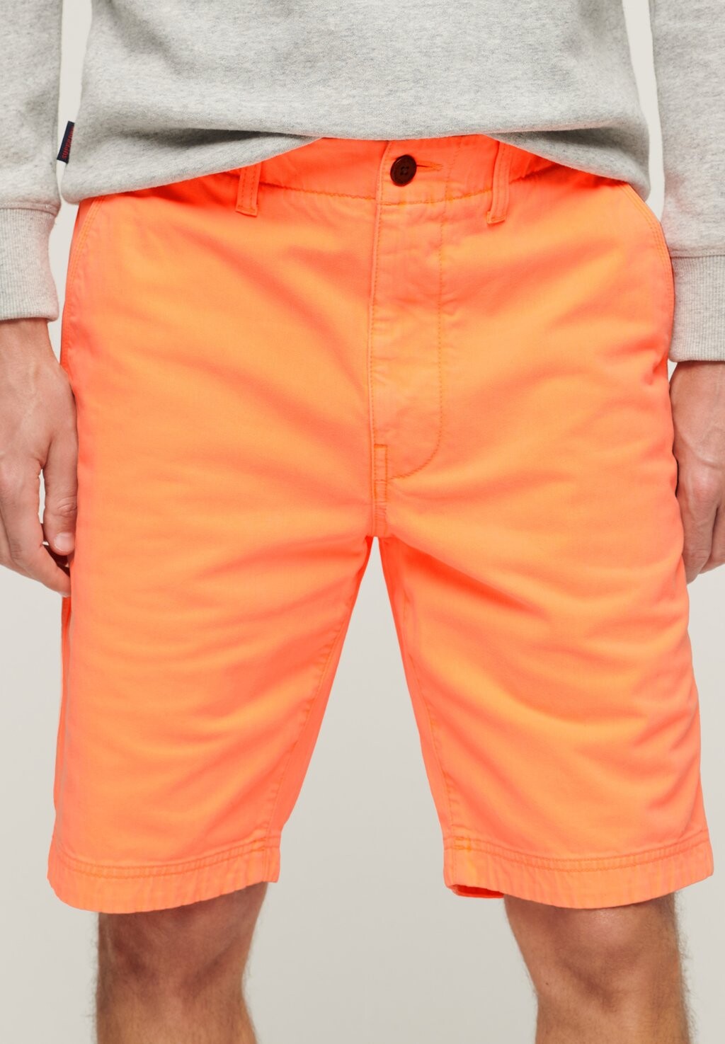

Шорты OFFICER Superdry, цвет peach