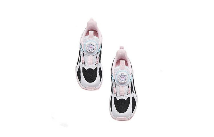 Кроссовки Chiyan Kids PS Low-top черные/белые/розовые Anta Kids — фото 4