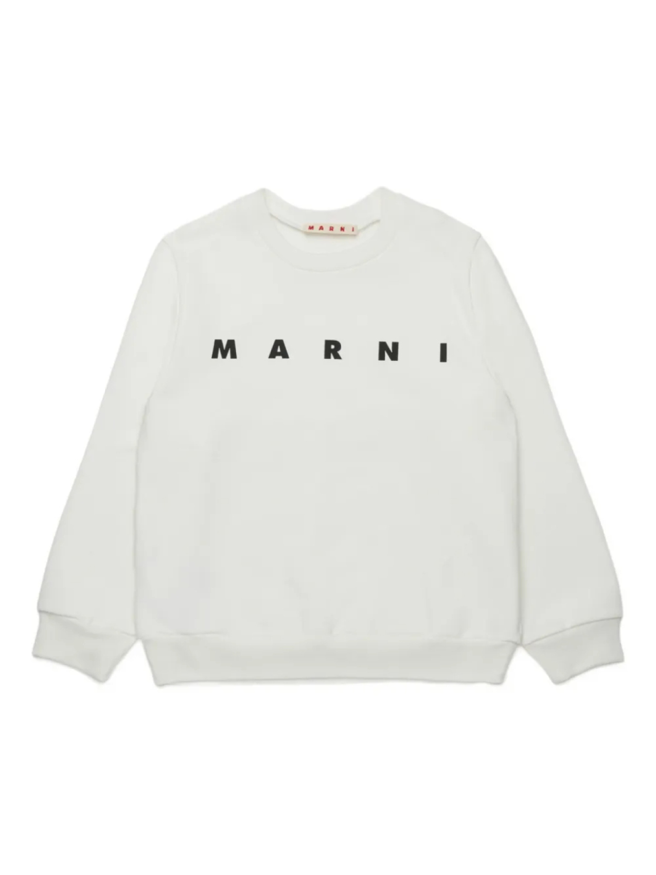 

Детская хлопковая толстовка Marni Kids, белый