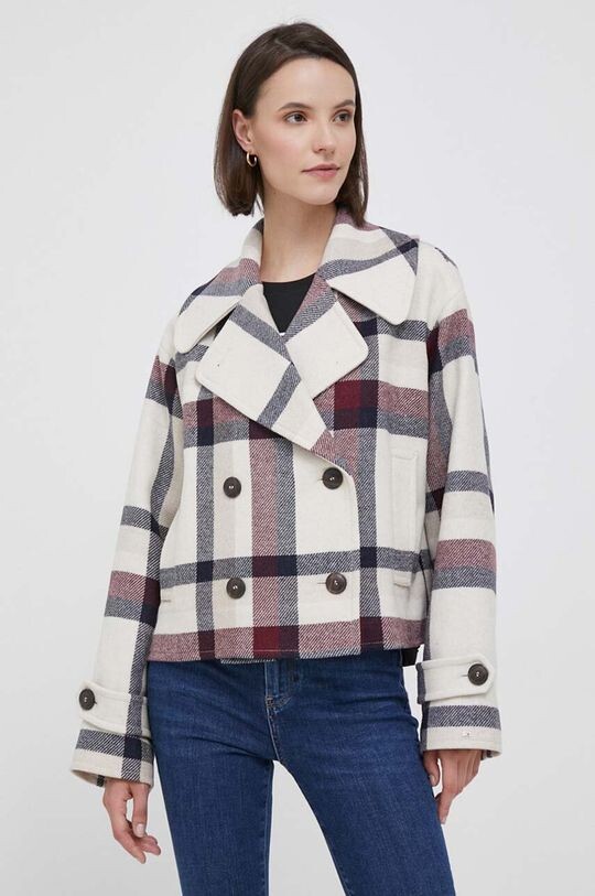

Шерстяная куртка Tommy Hilfiger, бежевый