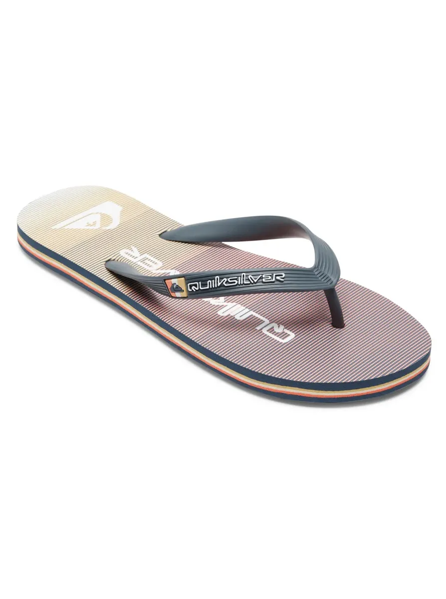 

Сандалии Quiksilver "Molokai Massive", цвет Grey/Orange/Grey