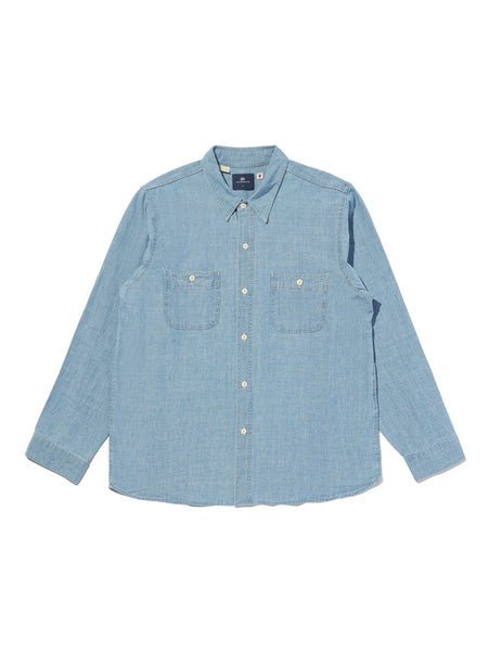 Рабочая рубашка BLUETAB из шамбре Levi's, Light Indigo - Worn In — фото 3