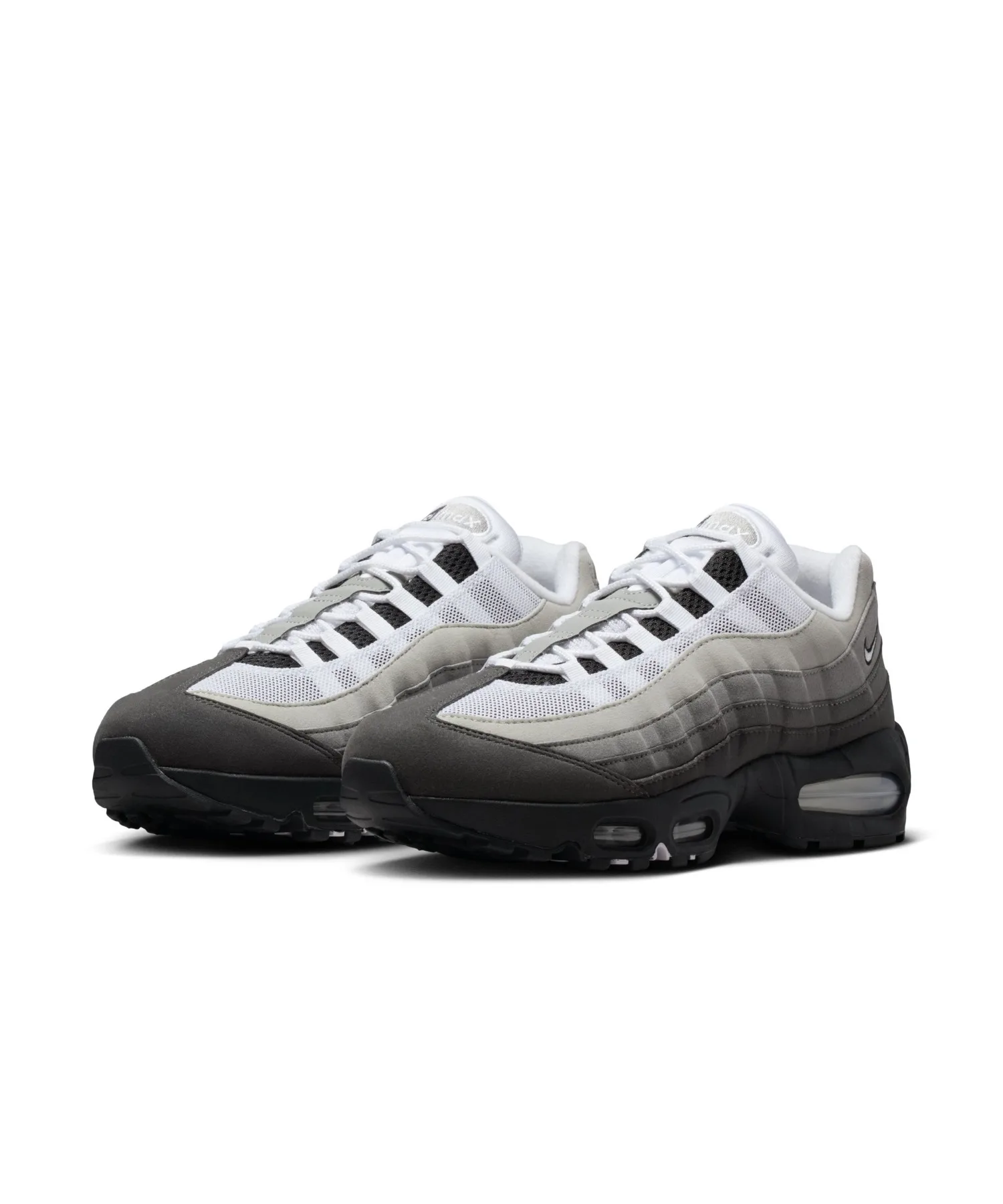 Мужские кроссовки с видимой амортизацией AIR MAX 95 BIG BUBBLE NIKE серые