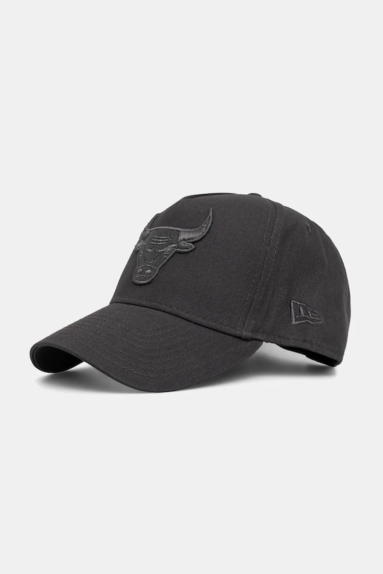 

Хлопковая кепка с козырьком 0 New Era, серый