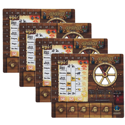 

Настольная игра Gamelyn Games Tiny Epic Pirates: Player Mats (4)