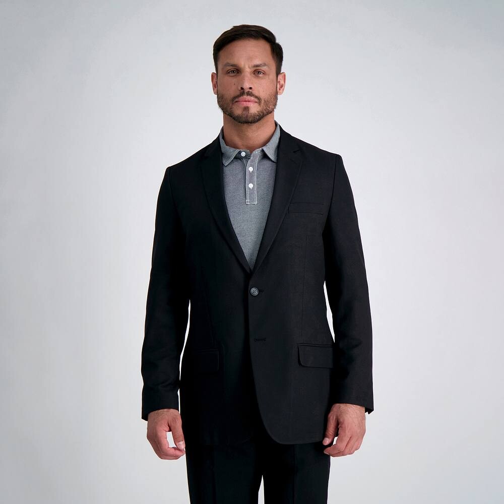 

Мужские пиджаки классического кроя Haggar Smart Wash Repreve, черный