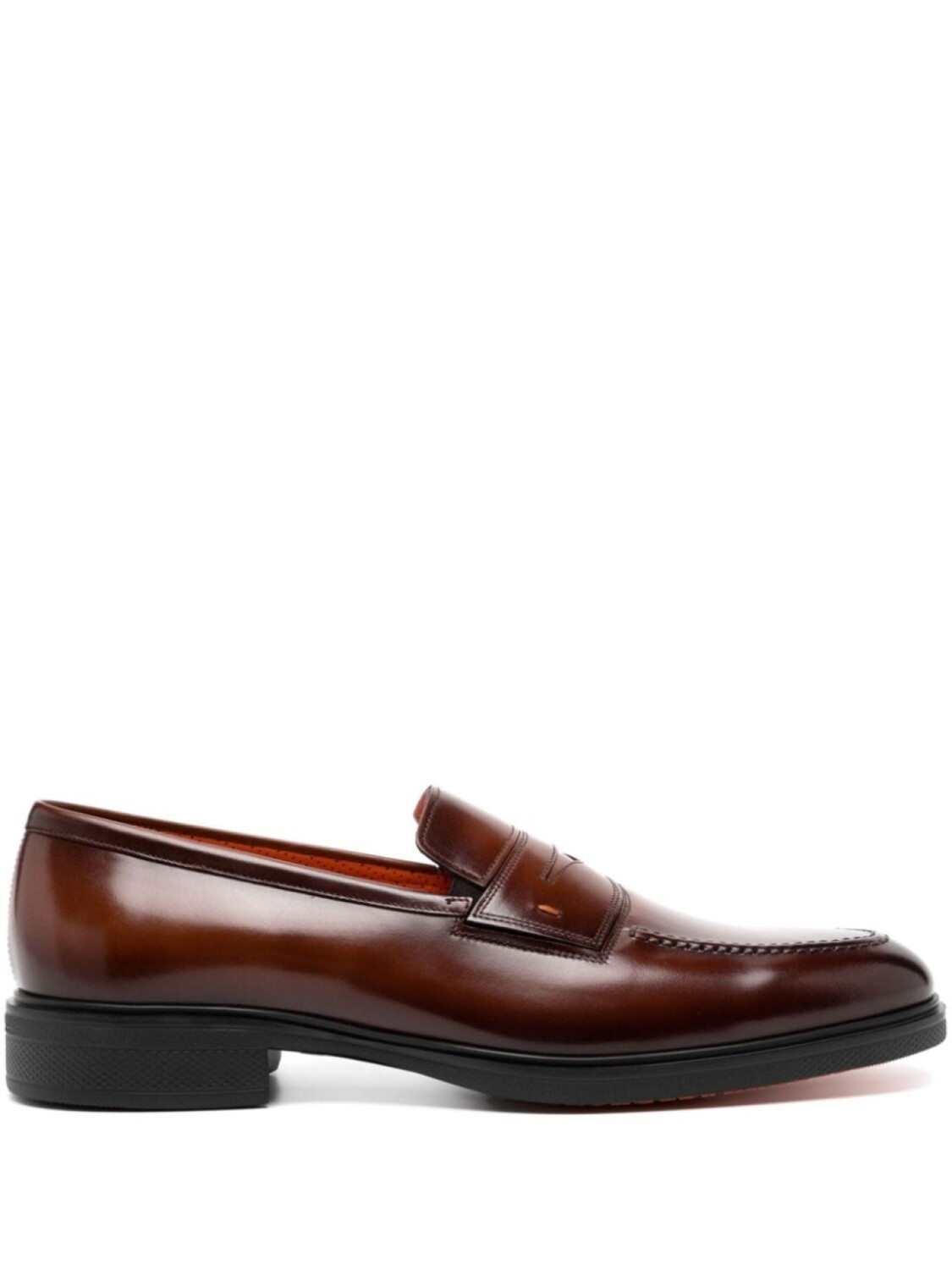 

Кожаные мокасины Santoni, коричневый