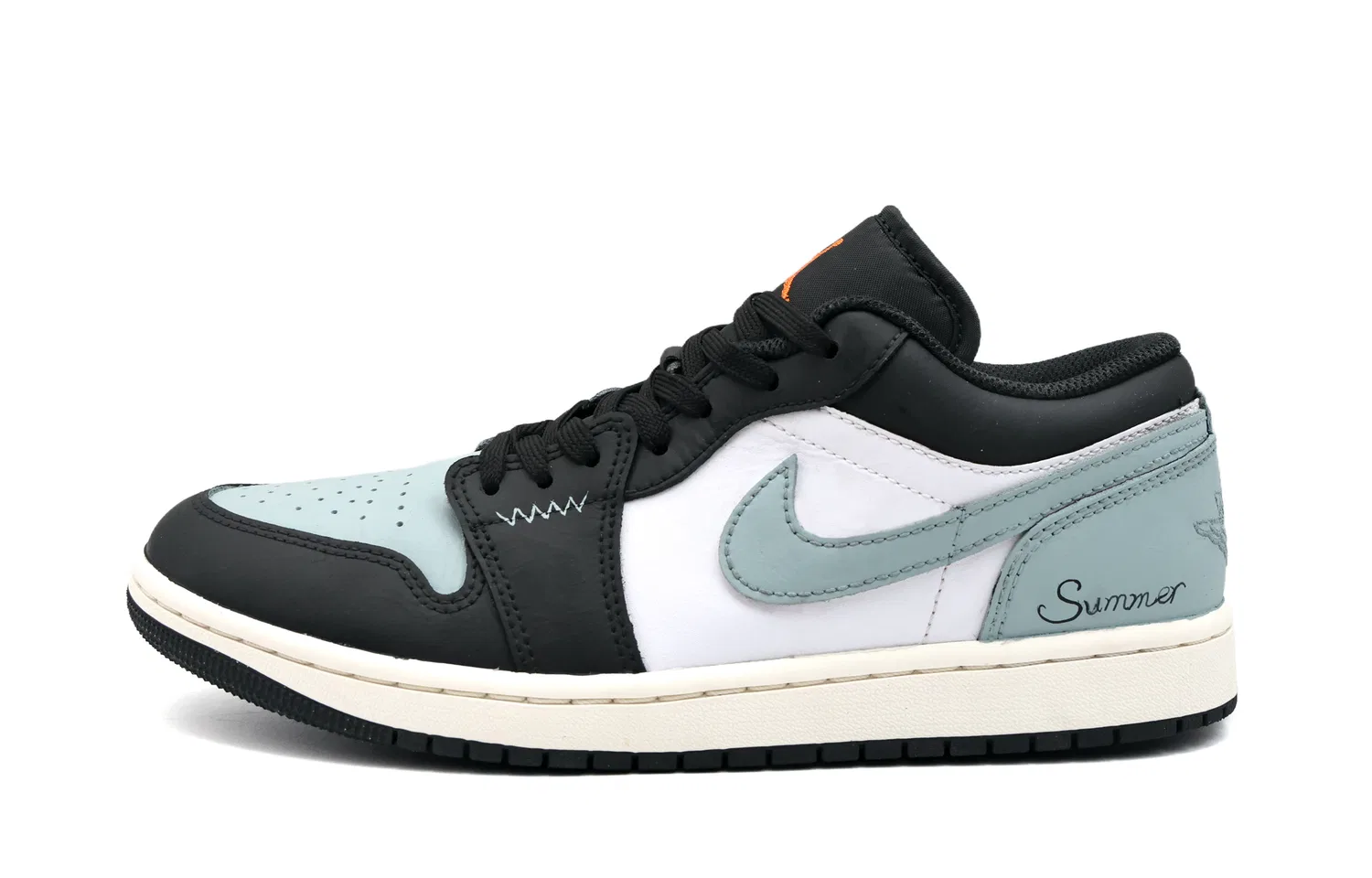 Кроссовки баскетбольные Air 1 Low Light Green Jordan — фото 3