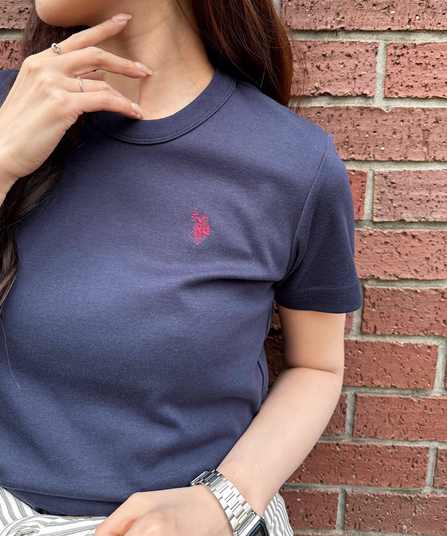 Ассоциация поло США / Футболка Beauty Smooth, поло с коротким рукавом U.S. Polo Assn., NVY — фото 2