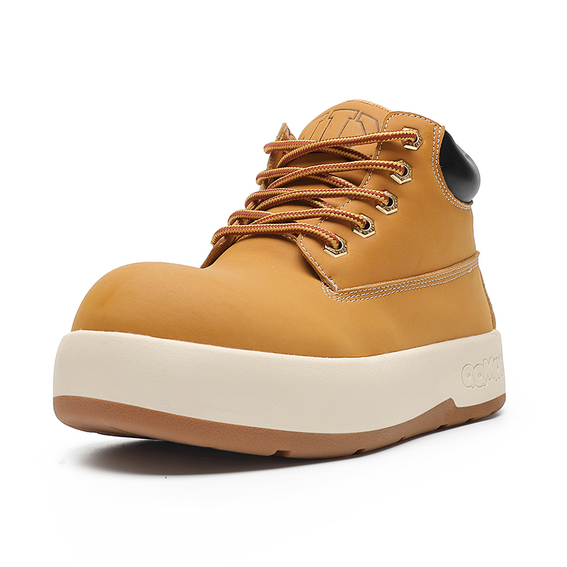 

FAPAI Платформенные ботинки на шнуровке унисекс коричнево-желтые, цвет Brown Yellow (Women's)