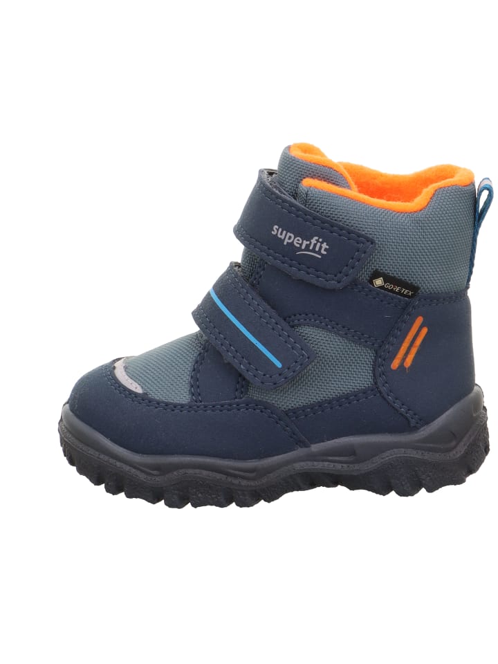 Зимние ботинки HUSKY1 синего/оранжевого цвета superfit — фото 3