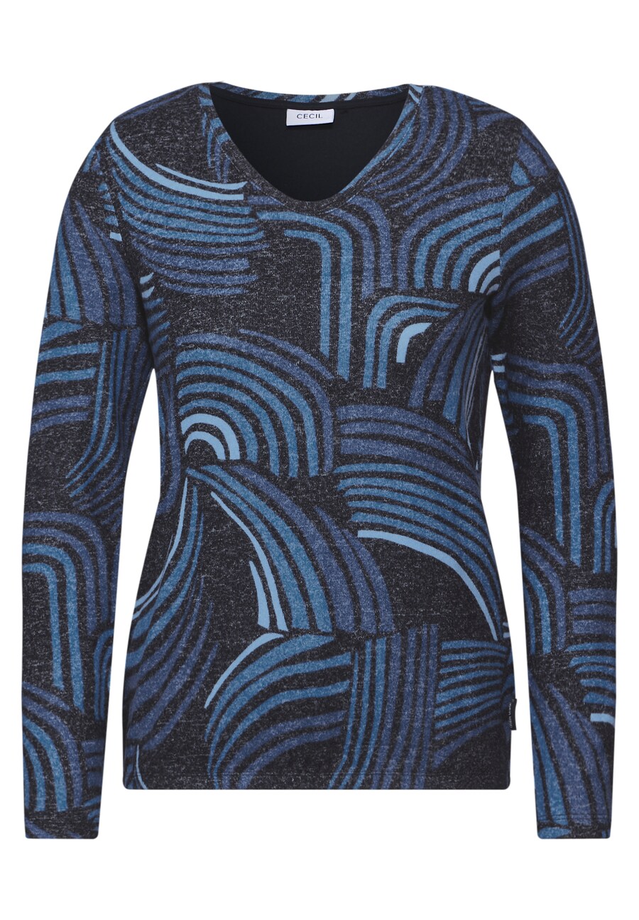

Рубашка CECIL, цвет Blue/Night blue/Dusty blue/Light blue