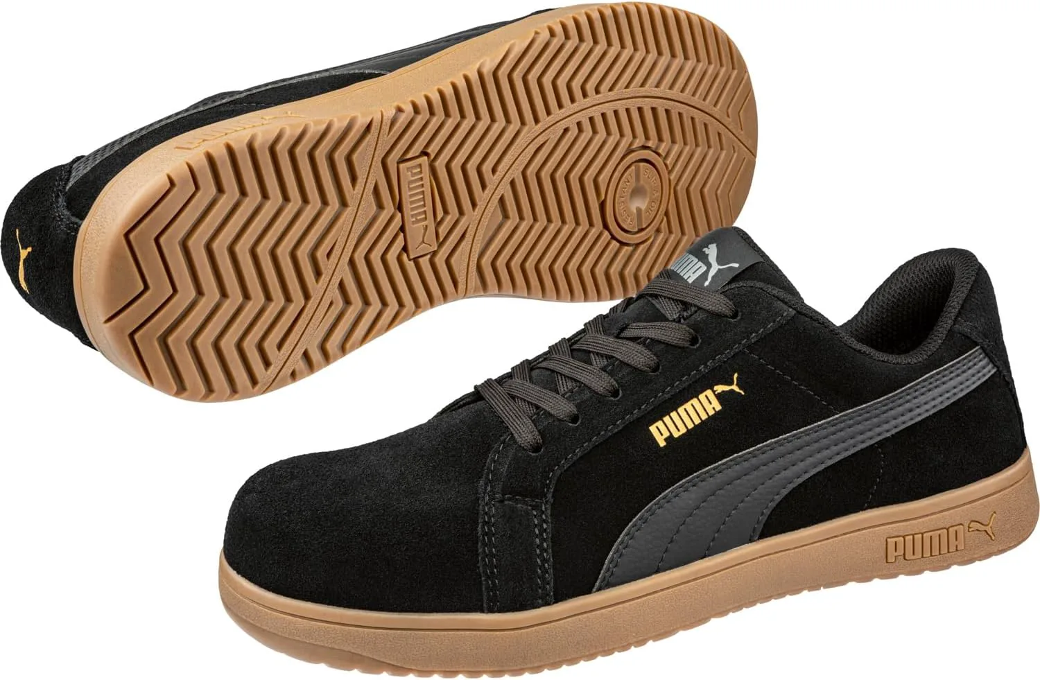 Мужские кроссовки Puma Iconic Suede Low Eh, черный — фото 4