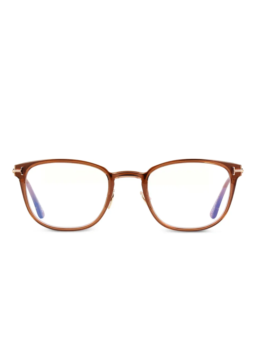 

Очки в круглой оправе TOM FORD Eyewear, коричневый
