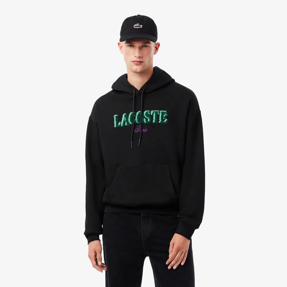 Мужское худи Holiday чёрное от Lacoste