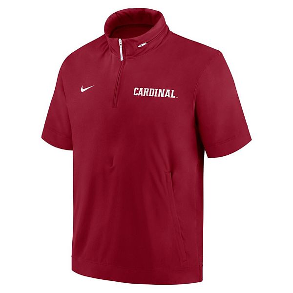 Мужская толстовка-полузип кардинал Stanford Cardinal 2024 Nike — фото 3