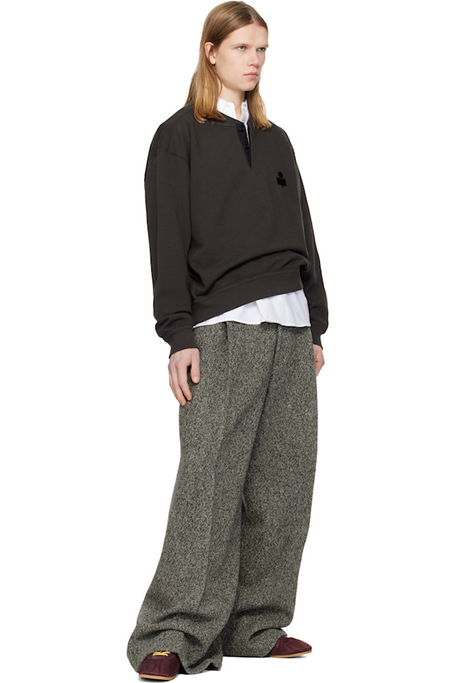 Толстовка Gray Mathias Isabel Marant, Faded Black — фото 4