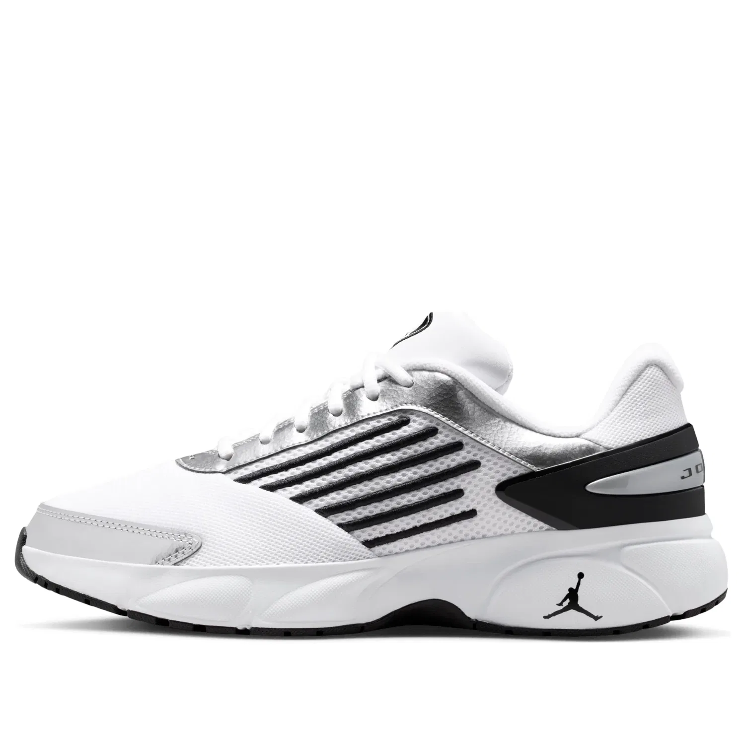 Кроссовки Air Jordan Trunner Flow 'White Black Metallic Silver' IR2281-100, белый