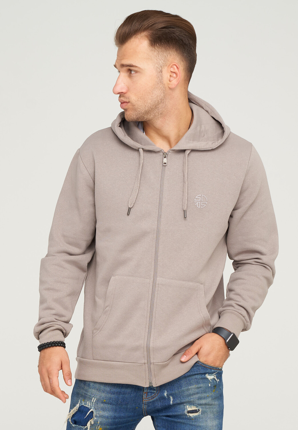 

Толстовка SOULSTAR Kapuzenjacke BUDAPEST, серо-коричневый