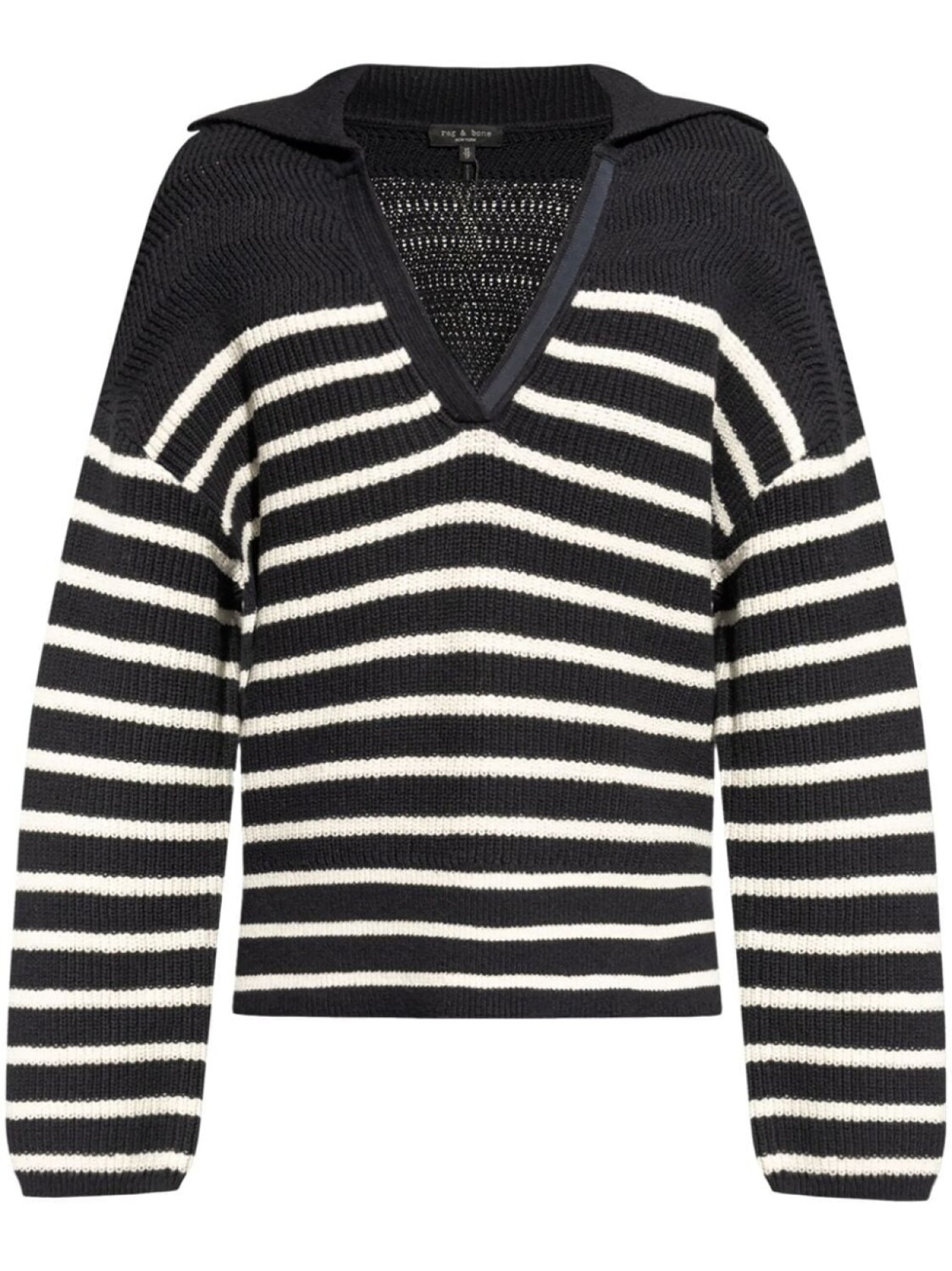 

Rag & bone свитер поло Джен, черный