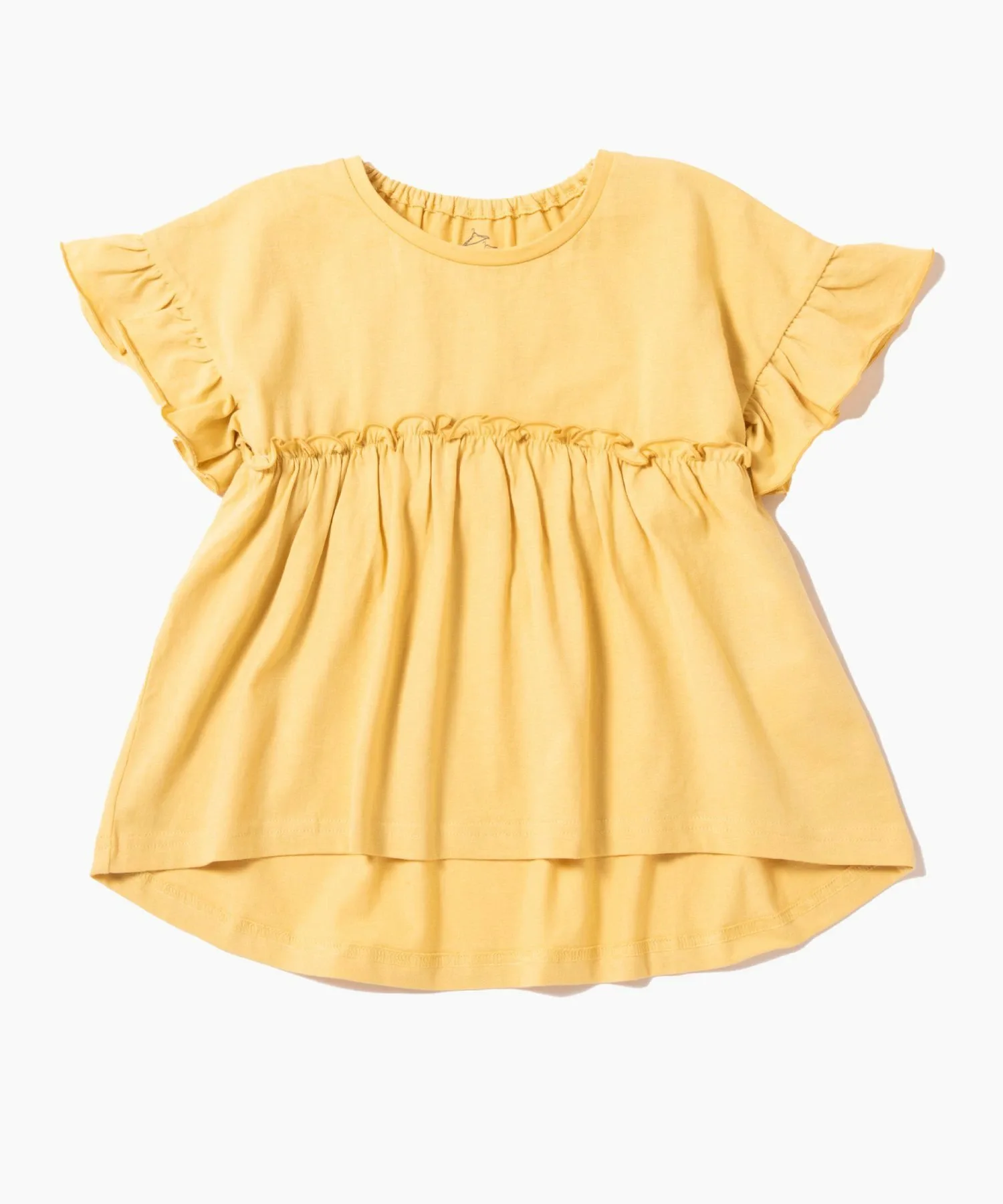 Футболка с дизайном «переключатель на груди» Ever Closet, Cream Yellow — фото 3