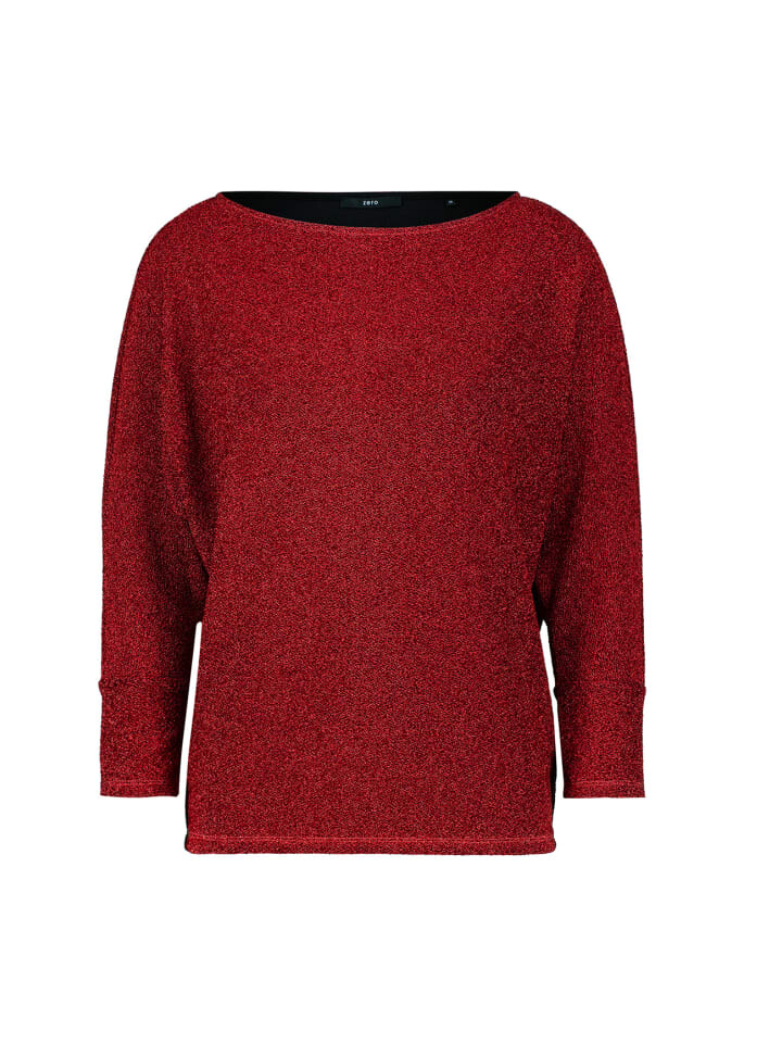 

Футболка Zero Jerseyshirt mit Glitzereffekt, цвет Winery