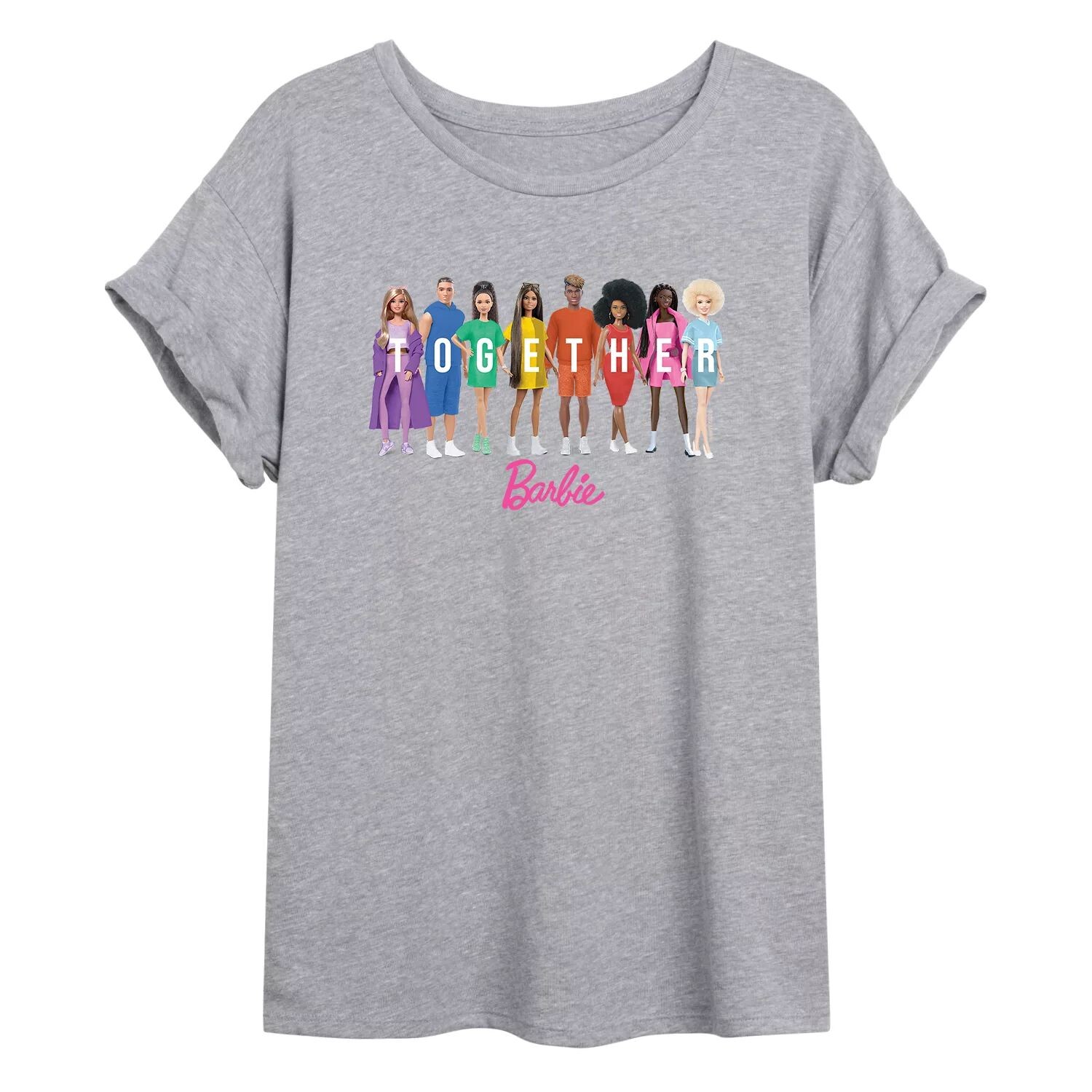 

Большая футболка Juniors' Barbie Together Rainbow Licensed Character
