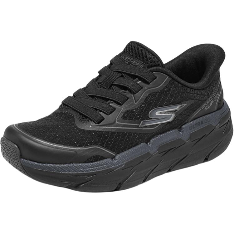 Skechers Kids Мальчики Slip Resistant Shock Absorbers с Abrasion Resistant свойствами низкие кроссовки Black детские — фото 3