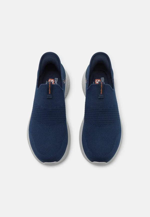 Слипоны ultra flex 3.0 Skechers Wide Fit, Navy Knit/Trim — фото 4