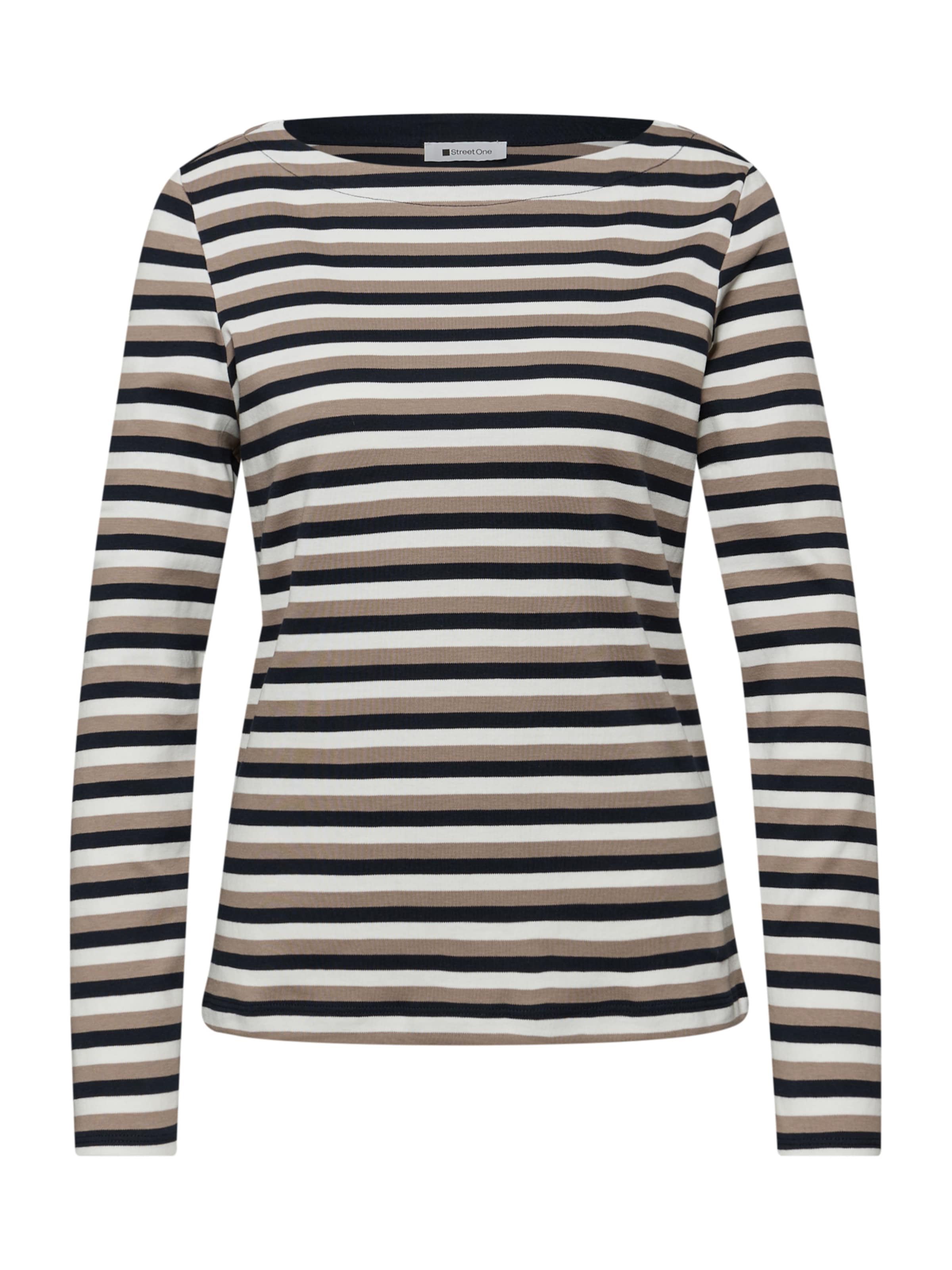 

STREET ONE Лонгслив в цвете Mocha